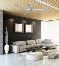 Load image into Gallery viewer, Nickel 52" Smoak 3 - Blade Propeller Ceiling Fan with Wall Control (SB244)