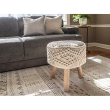Load image into Gallery viewer, Sabb Crocheted Accent Stool (SB664)