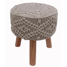Load image into Gallery viewer, Sabb Crocheted Accent Stool (SB664)