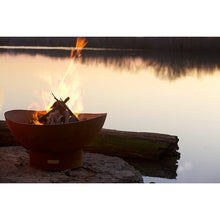 Load image into Gallery viewer, Scallop Steel Wood Burning Fire Pit