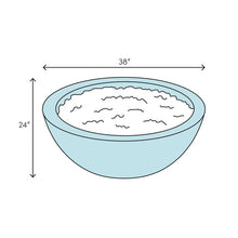 Load image into Gallery viewer, Scallop Steel Wood Burning Fire Pit