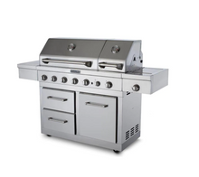 Load image into Gallery viewer, KitchenAid 6-Burner Dual Chamber Propane Gas Grill 5356RR