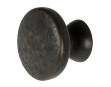 Load image into Gallery viewer, 1-1/4 in. Dia Oil Rubbed Bronze Round Hammered Cabinet Knob (10-Pack) GL1426
