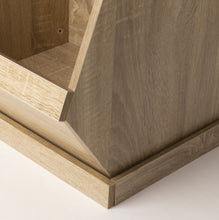 Load image into Gallery viewer, Oak Shoe Rack Bench Storage Unit