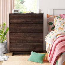 Load image into Gallery viewer, Modern 4 Drawer Dresser