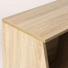 Load image into Gallery viewer, Oak Shoe Rack Bench Storage Unit