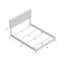 Load image into Gallery viewer, Queen Gray Seevers Upholstered Standard Bed (SB238)