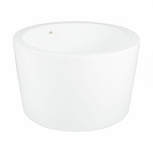 Load image into Gallery viewer, White/White Trim Siglo 41" x 41" Freestanding Soaking Acrylic Bathtub with Integrated Seat  3037RR