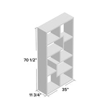Load image into Gallery viewer, White Skaggs Geometric Bookcase (AP556)