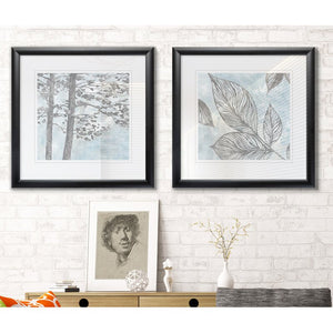 'Soft Silhouette Trees' 2 Piece Framed Painting Set MRM2180