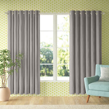 Load image into Gallery viewer, 100&quot; x 84&quot; Solid Blackout Thermal Grommet Curtain Panel, (Set of 2)
