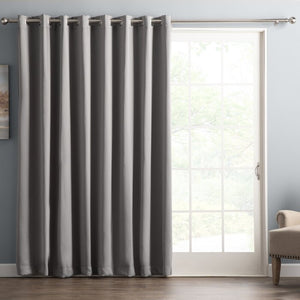 100" x 84" Solid Blackout Thermal Grommet Curtain Panel, (Set of 2)