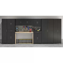 Load image into Gallery viewer, Black Springboro 74" H x 24" W x 15" D Storage Cabinet