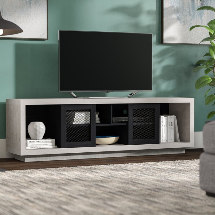 Black Stallman TV Stand for TVs up to 70