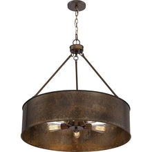 Load image into Gallery viewer, Vincent 5 - Light Shaded Unique / Statement Drum Chandelier #AD345