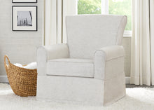 Load image into Gallery viewer, Delta Children Epic Nursery Glider Swivel Rocker Chair, Sand, #6351