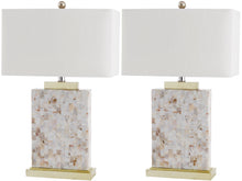 Load image into Gallery viewer, Tory 25" Cream Shell/Gold Table Lamps (Set of 2) 2889RR