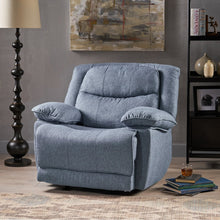 Load image into Gallery viewer, Esmeralda Contemporary Fabric Glider Recliner, #TB17