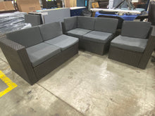 Load image into Gallery viewer, Cotswald Wicker/Rattan 5 - Person Seating Group with Cushions