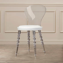 Load image into Gallery viewer, Single Therese Upholstered Side Chair White #1322HW