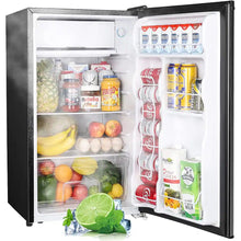Load image into Gallery viewer, Upstreman Mini Fridge with Freezer - Black