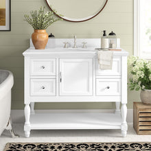 Load image into Gallery viewer, Valeria 42&quot; Single Bathroom Vanity White
