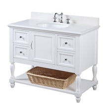 Load image into Gallery viewer, Valeria 42&quot; Single Bathroom Vanity White
