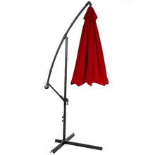Load image into Gallery viewer, 10&#39; Cantilever Umbrella in Red #9593
