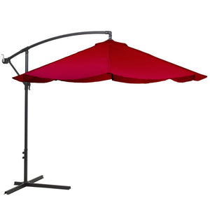 10' Cantilever Umbrella in Red #9593