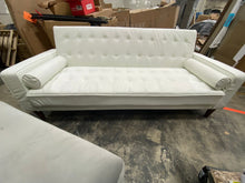 Load image into Gallery viewer, Shayne 81'' Faux Leather Square Arm Sofa