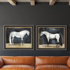 'Equestrian Studies V' Framed Painting Print