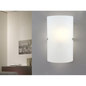 *Alizza 1-Light Dimmable Matte Nickel Wall Sconce 3361AH
