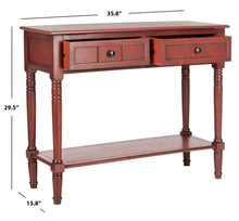 Load image into Gallery viewer, Samantha Red Storage Console Table (SB376)