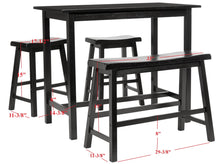 Load image into Gallery viewer, Ronin 4-Piece Espresso Bar Table Set (SB752)