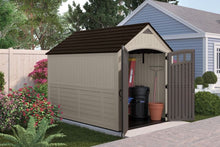 Load image into Gallery viewer, Suncast Carlisle 7ft x 10ft Plastic Storage Shed Vanilla AS IS 3472RR
