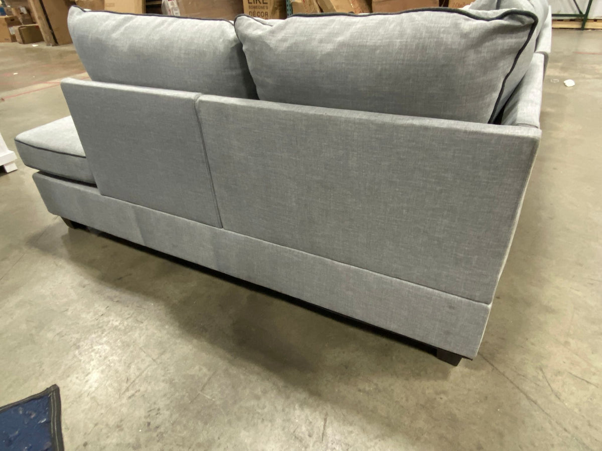 Malta Reversible Sofa & Chaise with Ottoman Salvage & Co Fishers