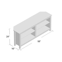 Load image into Gallery viewer, Espresso Corner TV Stand for TVs up to 60" (349MM)