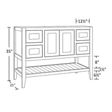 Load image into Gallery viewer, Akinola 48" Single Bathroom Vanity Base Only AS IS White