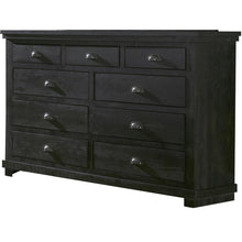 Load image into Gallery viewer, Willow 9 Drawer Dresser Weathered Black