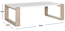 Load image into Gallery viewer, Bartholomew White/Gray Wood Coffee Table #1662HW