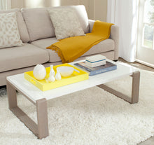 Load image into Gallery viewer, Bartholomew White/Gray Wood Coffee Table #1662HW