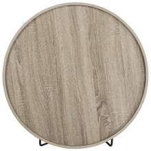 Load image into Gallery viewer, Auden Brown Wood Round End Table (SB730)