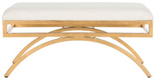 Load image into Gallery viewer, Moon Light Beige/Gold Bench (SB1058)