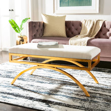 Load image into Gallery viewer, Moon Light Beige/Gold Bench (SB1058)