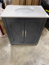 Load image into Gallery viewer, Sanjana 30" Single Bathroom Vanity Set Metro Gray