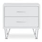 Load image into Gallery viewer, Wolfe 2 Drawer Nightstand White (Set of 2) #105HW