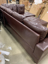 Load image into Gallery viewer, 3 piece Sectional Sofa Set with Ottoman