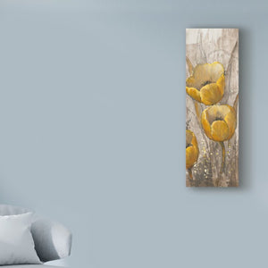 'Ochre Tulips I' Acrylic Painting Print on Wrapped Canvas 245 DC
