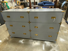 Load image into Gallery viewer, Dania 6 Drawer Double Dresser Gray