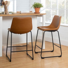 Load image into Gallery viewer, Mary Kate Counter Stool Set of 2 Whiskey 2876RR